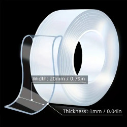 Nano Double-Sided Transparent Adhesive Tape - 5M Roll