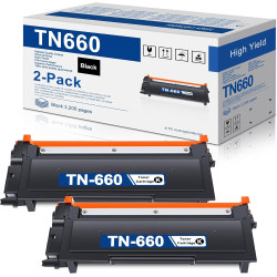 TN660 Toner Cartridge High Yield, 2 Pack